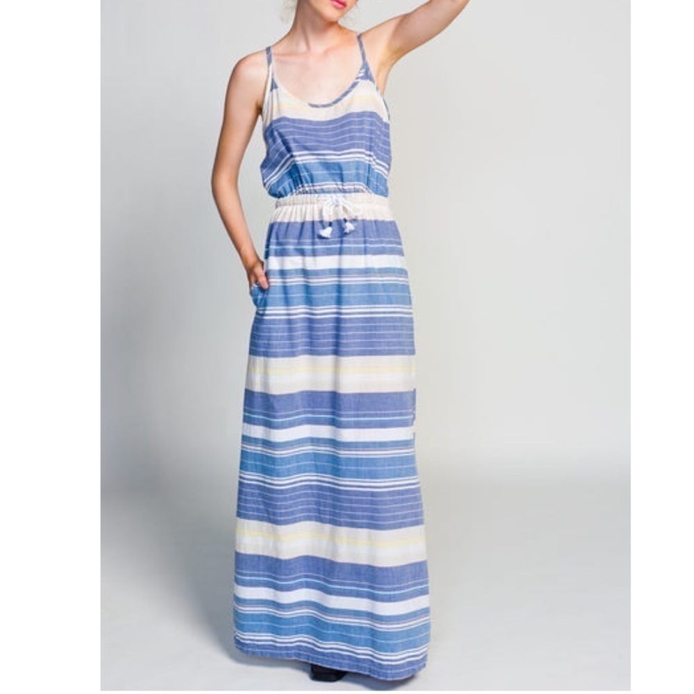 Cute strip summer dress